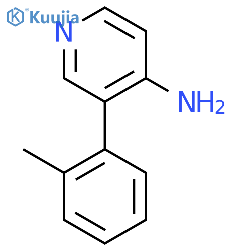 3-(o-Tolyl)pyridin-4-amine structure