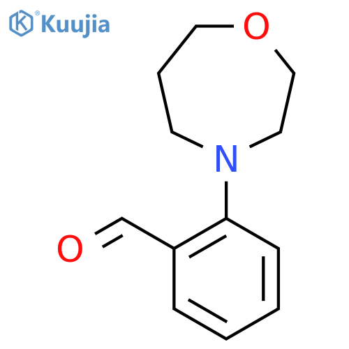 2-(1,4-Oxazepan-4-yl)benzaldehyde structure