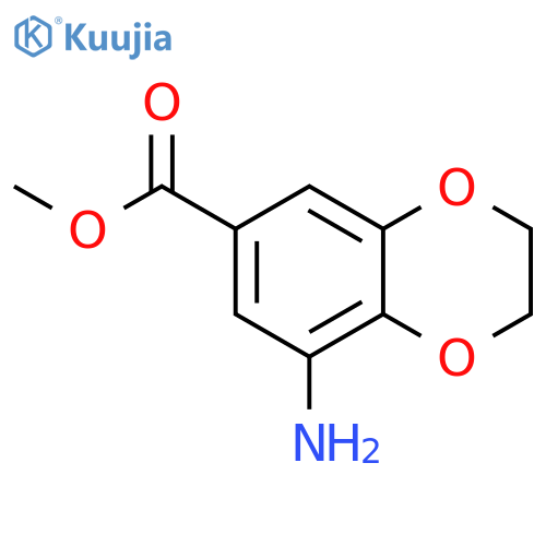 methyl 8-amino-2,3-dihydro-1,4-benzodioxine-6-carboxylate structure