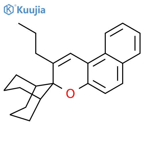 Spiro[bicyclo[3.3.1]nonane-9,3'-[3H]naphtho[2,1-b]pyran], 2'-propyl- structure