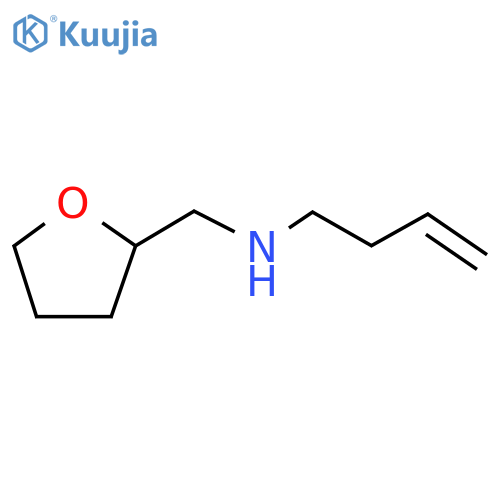 N-(tetrahydrofuran-2-ylmethyl)but-3-en-1-amine structure