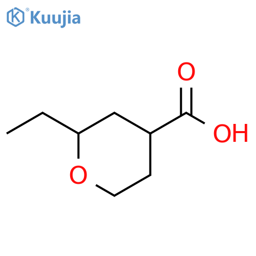 2-ethyloxane-4-carboxylic acid structure