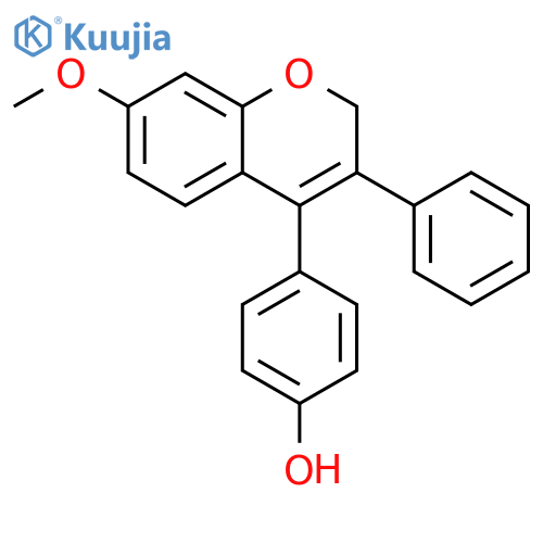 PHENOL, 4-(7-METHOXY-3-PHENYL-2H-1-BENZOPYRAN-4-YL)- structure