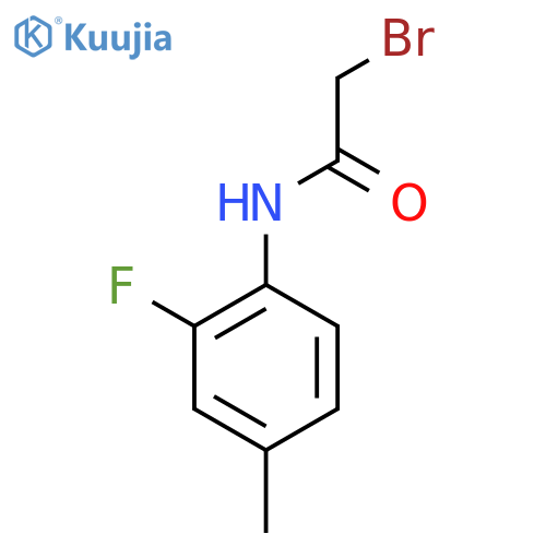 2-Bromo-N-(2-fluoro-4-methylphenyl)acetamide structure