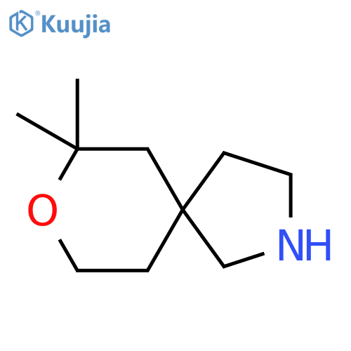 7,7-dimethyl-8-oxa-2-azaspiro4.5decane structure