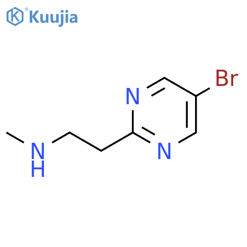 2-(5-bromopyrimidin-2-yl)ethyl(methyl)amine structure