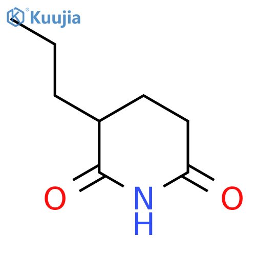 3-Propylpiperidine-2,6-dione structure
