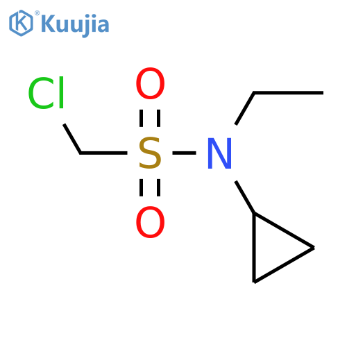 1-Chloro-n-cyclopropyl-n-ethylmethanesulfonamide structure