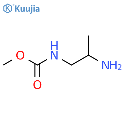 methyl N-(2-aminopropyl)carbamate structure
