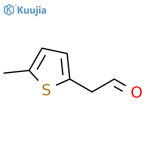 2-(5-methylthiophen-2-yl)acetaldehyde structure