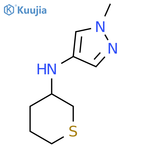 1-methyl-N-(thian-3-yl)-1H-pyrazol-4-amine structure
