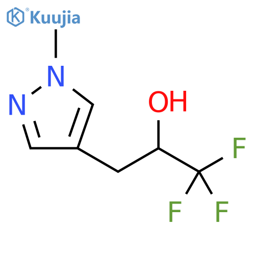 1,1,1-trifluoro-3-(1-methyl-1H-pyrazol-4-yl)propan-2-ol structure