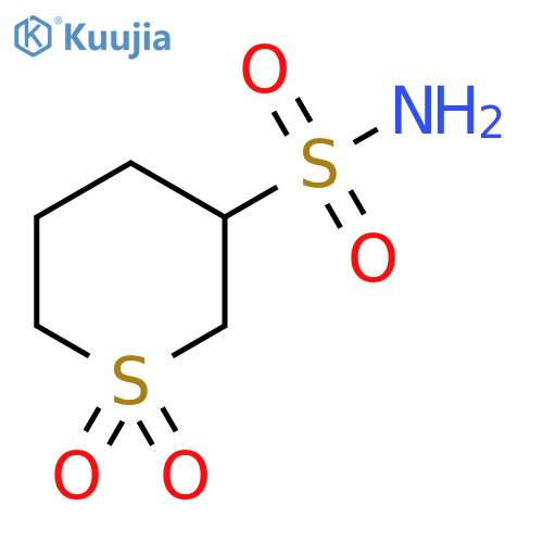 1,1-dioxo-1lambda6-thiane-3-sulfonamide structure