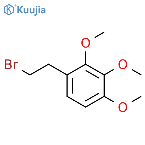 1-(2-bromoethyl)-2,3,4-trimethoxybenzene structure