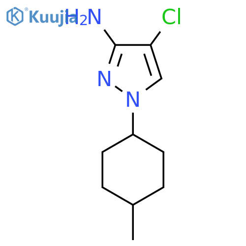 4-Chloro-1-(4-methylcyclohexyl)-1h-pyrazol-3-amine structure