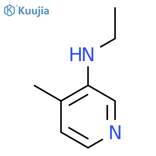 N-Ethyl-4-methylpyridin-3-amine structure