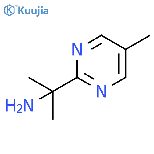 2-(5-Methylpyrimidin-2-yl)propan-2-amine structure