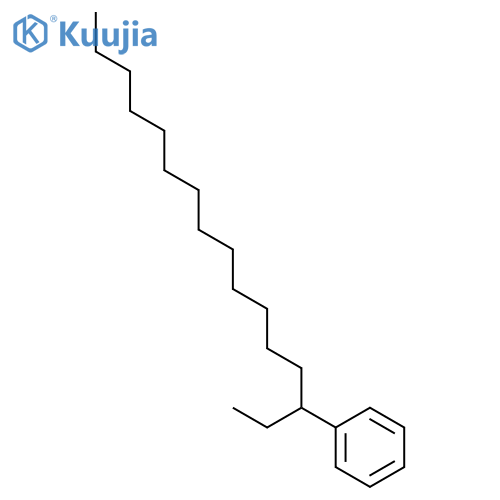 Benzene, (1-ethyltetradecyl)- structure