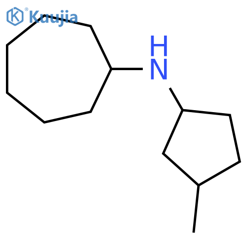 N-(3-methylcyclopentyl)cycloheptanamine structure