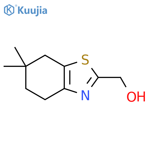 (6,6-Dimethyl-4,5,6,7-tetrahydro-1,3-benzothiazol-2-yl)methanol structure