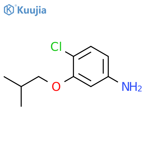 4-Chloro-3-isobutoxy-phenylamine structure