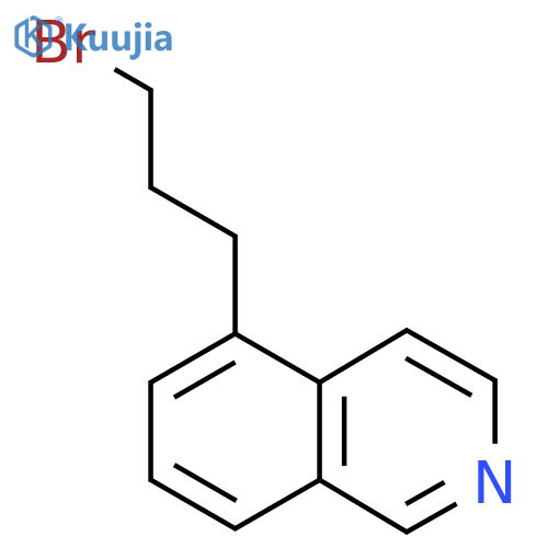 5-(3-bromopropyl)isoquinoline structure