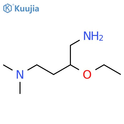 (4-amino-3-ethoxybutyl)dimethylamine structure