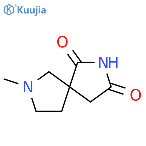 7-methyl-2,7-diazaspiro[4.4]nonane-1,3-dione structure