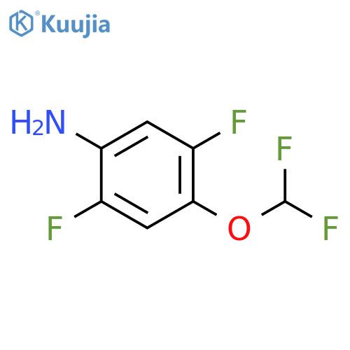 4-(difluoromethoxy)-2,5-difluoroaniline structure