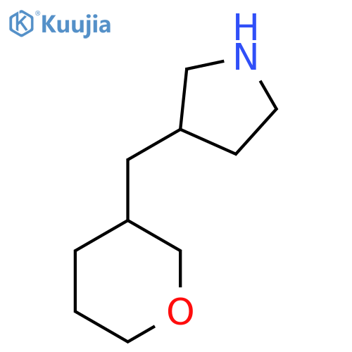 3-(oxan-3-yl)methylpyrrolidine structure