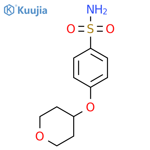 4-(oxan-4-yloxy)benzene-1-sulfonamide structure