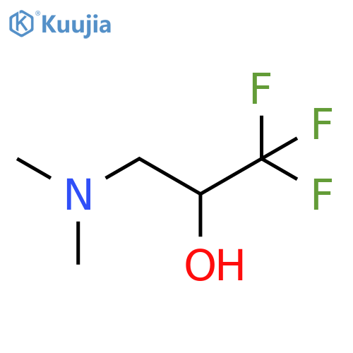 3-(dimethylamino)-1,1,1-trifluoropropan-2-ol structure