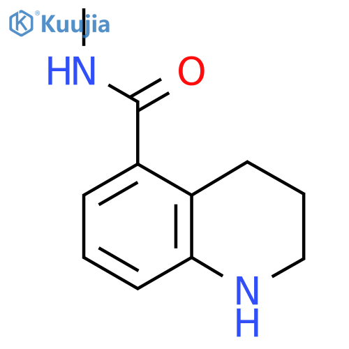 N-Methyl-1,2,3,4-tetrahydroquinoline-5-carboxamide structure