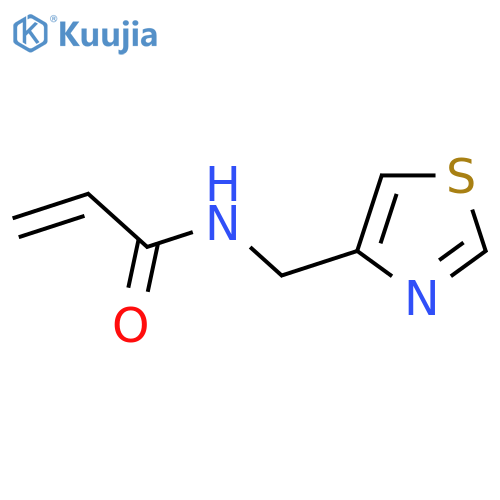 N-(1,3-thiazol-4-yl)methylprop-2-enamide structure