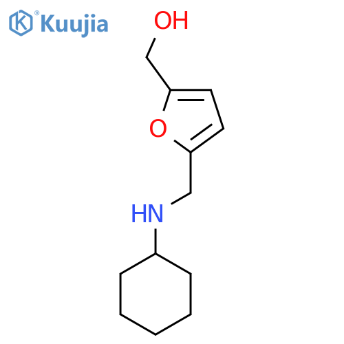 {5-(cyclohexylamino)methylfuran-2-yl}methanol structure