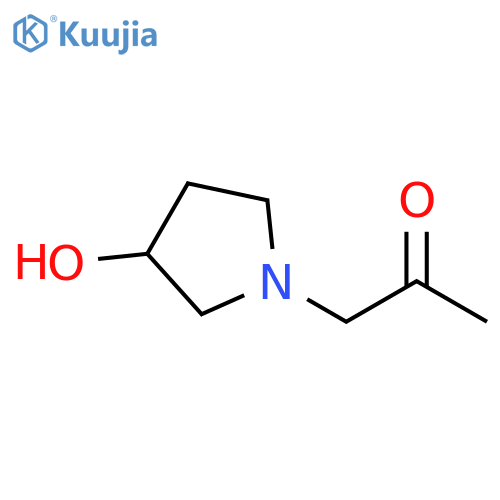 1-(3-hydroxypyrrolidin-1-yl)propan-2-one structure