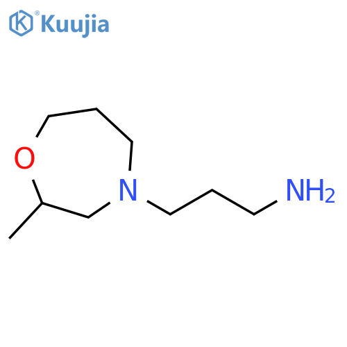 3-(2-methyl-1,4-oxazepan-4-yl)propan-1-amine structure