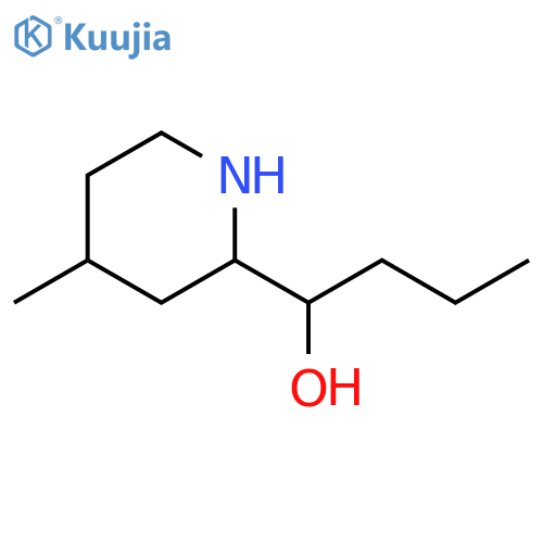 2-Piperidinemethanol, 4-methyl-α-propyl- structure