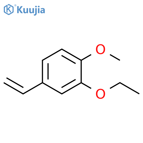 4-ethenyl-2-ethoxy-1-methoxybenzene structure
