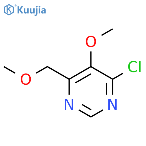 Pyrimidine, 4-chloro-5-methoxy-6-(methoxymethyl)- structure