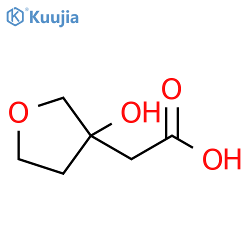 2-(3-HYDROXYOXOLAN-3-YL)ACETIC ACID structure