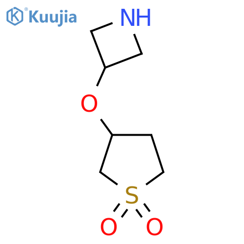 3-(Azetidin-3-yloxy)-1lambda6-thiolane-1,1-dione structure