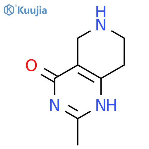 2-methyl-5,6,7,8-tetrahydro-3H-pyrido[4,3-d]pyrimidin-4-one structure
