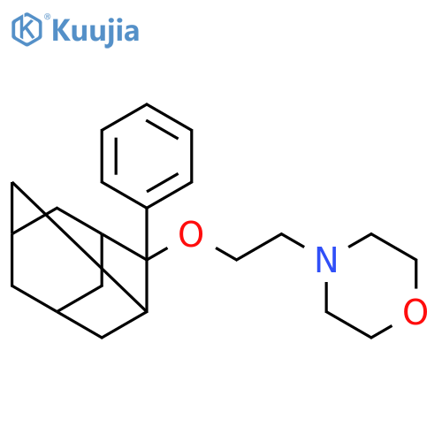 Morpholine, 4-[2-[(2-phenyltricyclo[3.3.1.13,7]dec-2-yl)oxy]ethyl]- structure