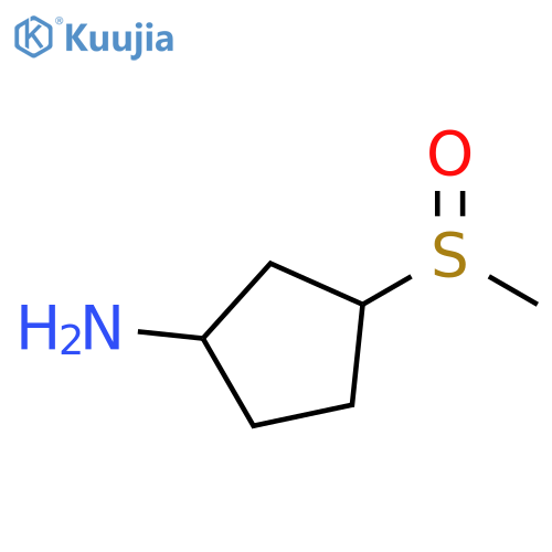 3-methanesulfinylcyclopentan-1-amine, Mixture of diastereomers structure