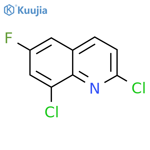 2,8-Dichloro-6-fluoroquinoline structure