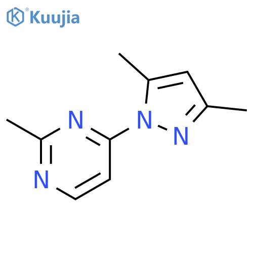 4-(3,5-dimethyl-1H-pyrazol-1-yl)-2-methylpyrimidine structure