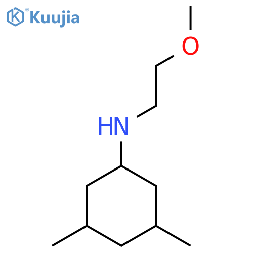 N-(2-methoxyethyl)-3,5-dimethylcyclohexan-1-amine structure