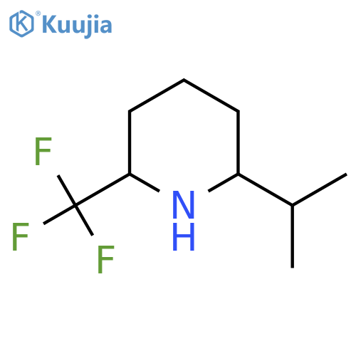 Piperidine, 2-(1-methylethyl)-6-(trifluoromethyl)- structure