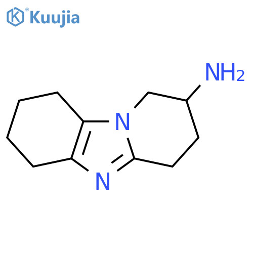1,8-diazatricyclo7.4.0.0,2,7trideca-2(7),8-dien-12-amine structure